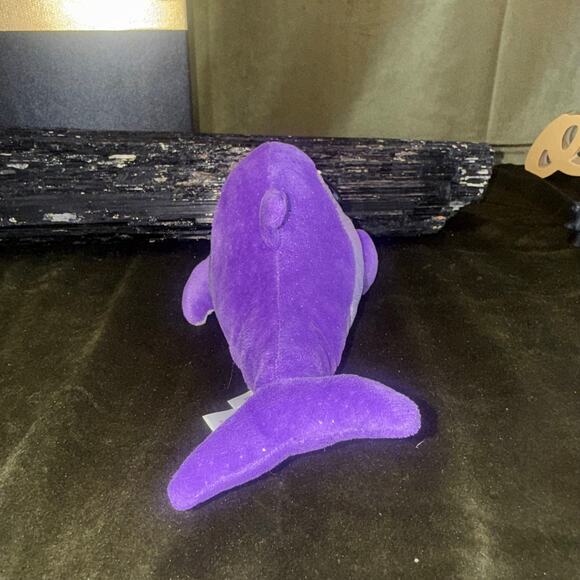TY Beanie Boo Flips Purple Dolphin Plush EUC NWOT Collectible Toy - Picture 4 of 5